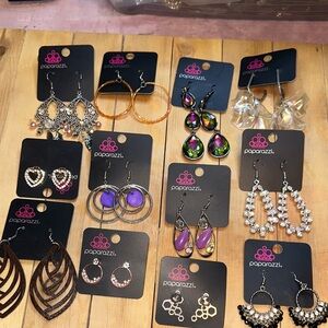 40 pair assorted paparazzi earrings